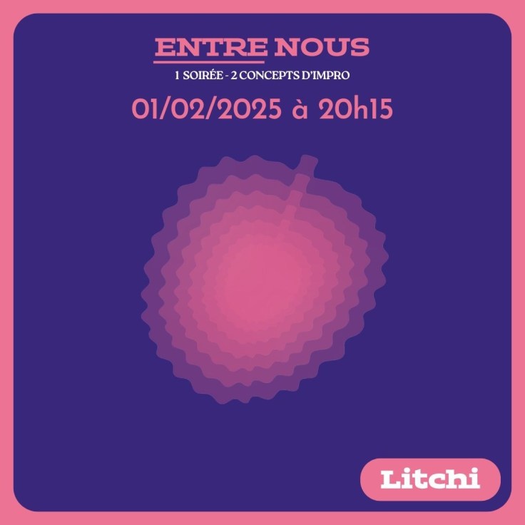 Concept de spectacle d'improvisation des adultes du cours confirmés de la Litchi