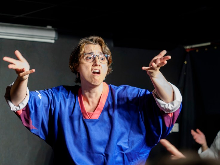 Photo spectacle d'impro de la Litchi impro Versailles Le Chesnay